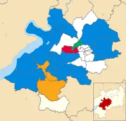 2010 results map