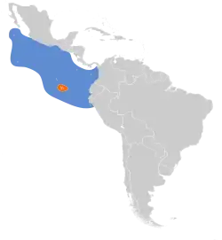 Map of range