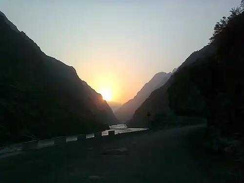 Karakoram Highway in Upper Kohistan