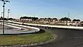 Front straightaway