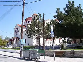 Church in central Amyntaio.