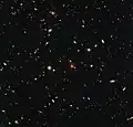 Abell 2744 parallel field observed as part of the Frontier Fields programme.[11]