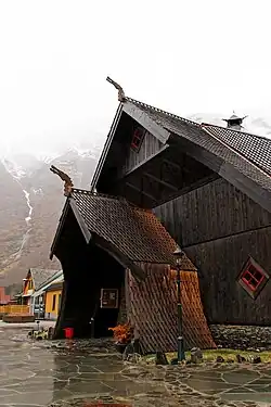 Ægir, a micro brewery and pub in a traditional-style building