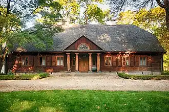 Wooden manor house