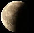 Partial-post-total eclipse, Minneapolis, 8:13 UTC
