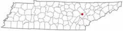 Location of Midtown, Tennessee