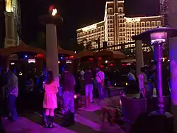 Tao Beach at night