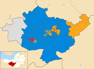 2011 results map