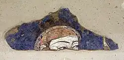 Tavka Kurgan wall painting. 5th-6th century CE. Archaeological Museum of Termez