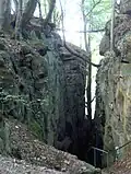 Entrance to the gorge