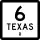 Business&nbsp;State Highway 6-R marker