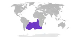 Map of range