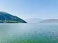 View of reservoir and hills