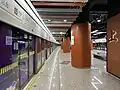 Line 15 platform of Shanghai West Railway Station
