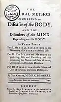 The Natural Method, 1742, George Cheyne.