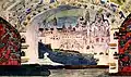The city of Ledenets in Vrubel's set decor