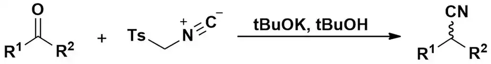 drawing of the van leusen reaction