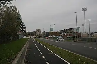 Whitestown Way view