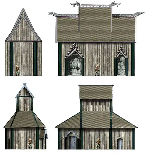 Temple at Uppåkra in Sweden, c. 6th-9th centuries