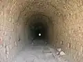 Inside the tunnel