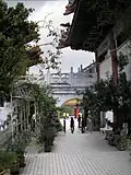 The temple garden.