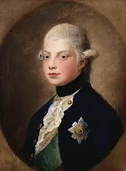Portrait of the Duke of Clarence by Thomas Gainsborough