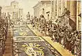 Infiorata à Genzano, Antoine-Jean-Baptiste Thomas, 1817