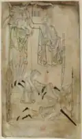 F. 8v, David, facing Goliath