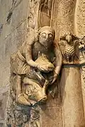 Portal of the chapel, detail