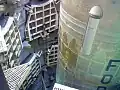 Side of missile in silo