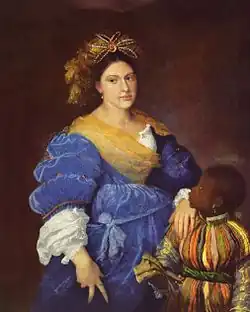 Titian: Portrait of Laura Dianti, 1523