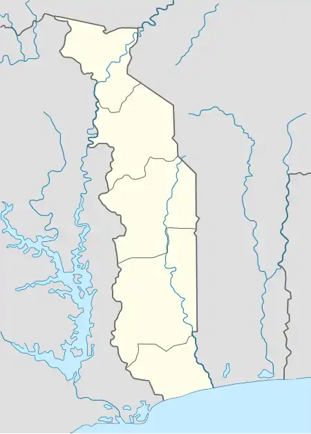 Aleheride is located in Togo