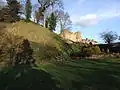 Tonbridge Castle, a motte-and-bailey castle from 1066.