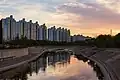 Tonghui River that passes through the subdistrict, 2023