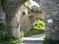 Archways inside the castle