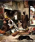 An Arms Merchant in Tangiers, 1890