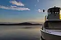 Tour boat on the lake