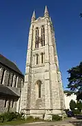 Church tower.