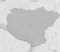 map of Travilah CDP