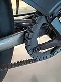 Trek TAB Belt Drive front sprocket rear view