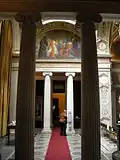 View across anteroom showing lunette
