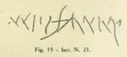 An inscription