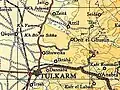 Deir al-Ghusun 1945 1:250,000