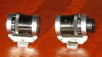 German Tewe 35&nbsp;mm to 200&nbsp;mm zoom viewfinder