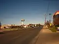 Along U.S. Route 83 in Carrizo Springs