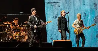 The band onstage