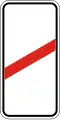 Countdown beacon to railroad crossing on right side of road (80 meters to crossing)