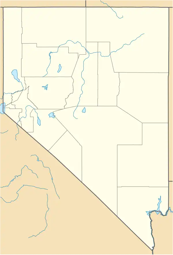 Middlegate, Nevada is located in Nevada