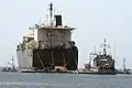 Aft view of USNS 2nd Lt. John P. Bobo