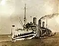 USS Leviathan being used to transport American troops, Brest, France, May 30, 1918
